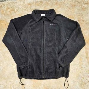 Women's Black Columbia Fleece Jacket